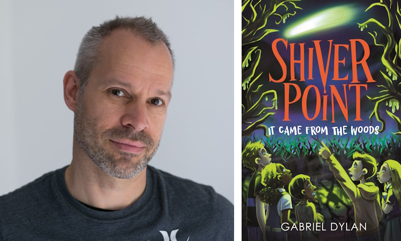 Shiver Point by Gabriel Dylan. Book cover and author photo.
