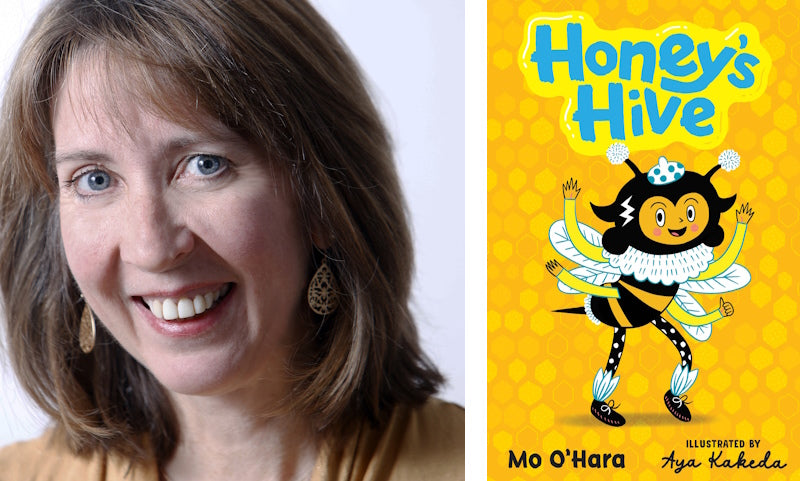 Honey's Hive by Mo O'Hara. Book cover and author photo.