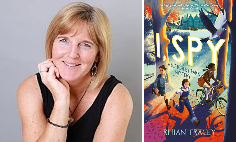 I, Spy by Rhian Tracey. Book cover and author photo.