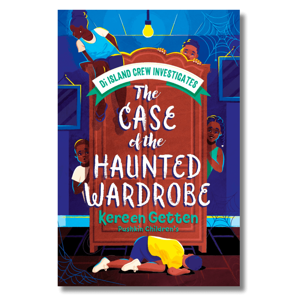 Cover of The Case of the Haunted Wardrobe by Kereen Getten, part of the Di Island Investigates series
