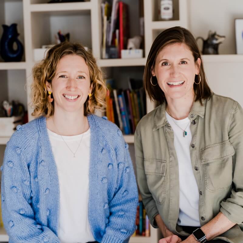 Emily Bright and Sarah Campbell, co-founders of Parrot Street Book Club