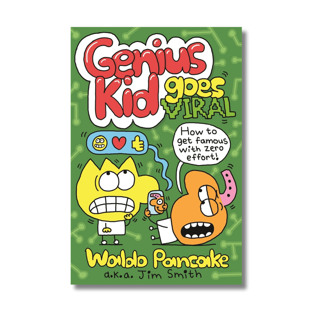 Cover of Genius Kid Goes Viral by Jim Smith