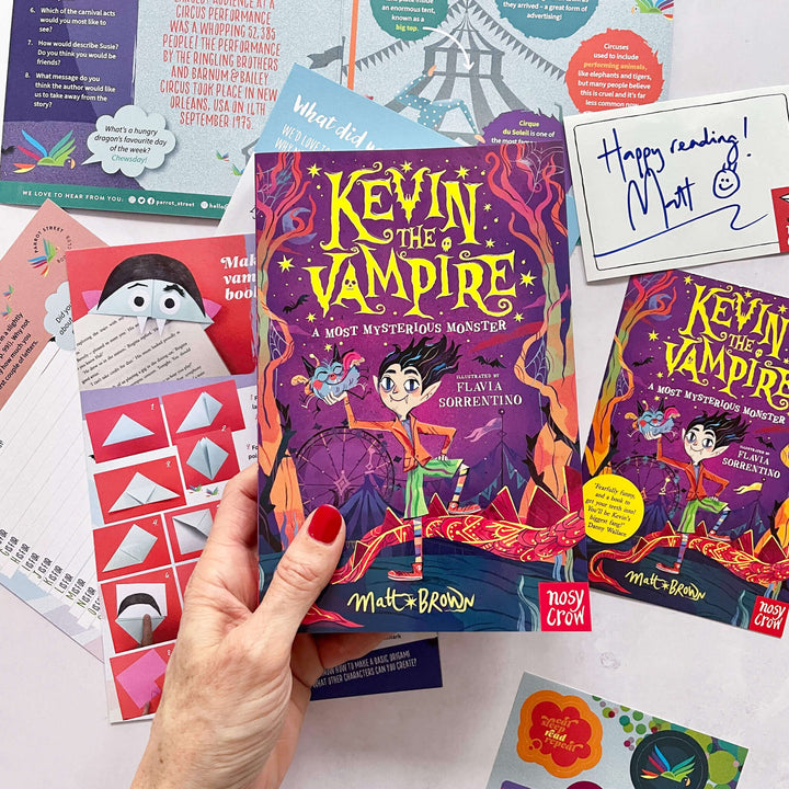 Kevin the Vampire: A Most Mysterious Monster chapter book and activity pack