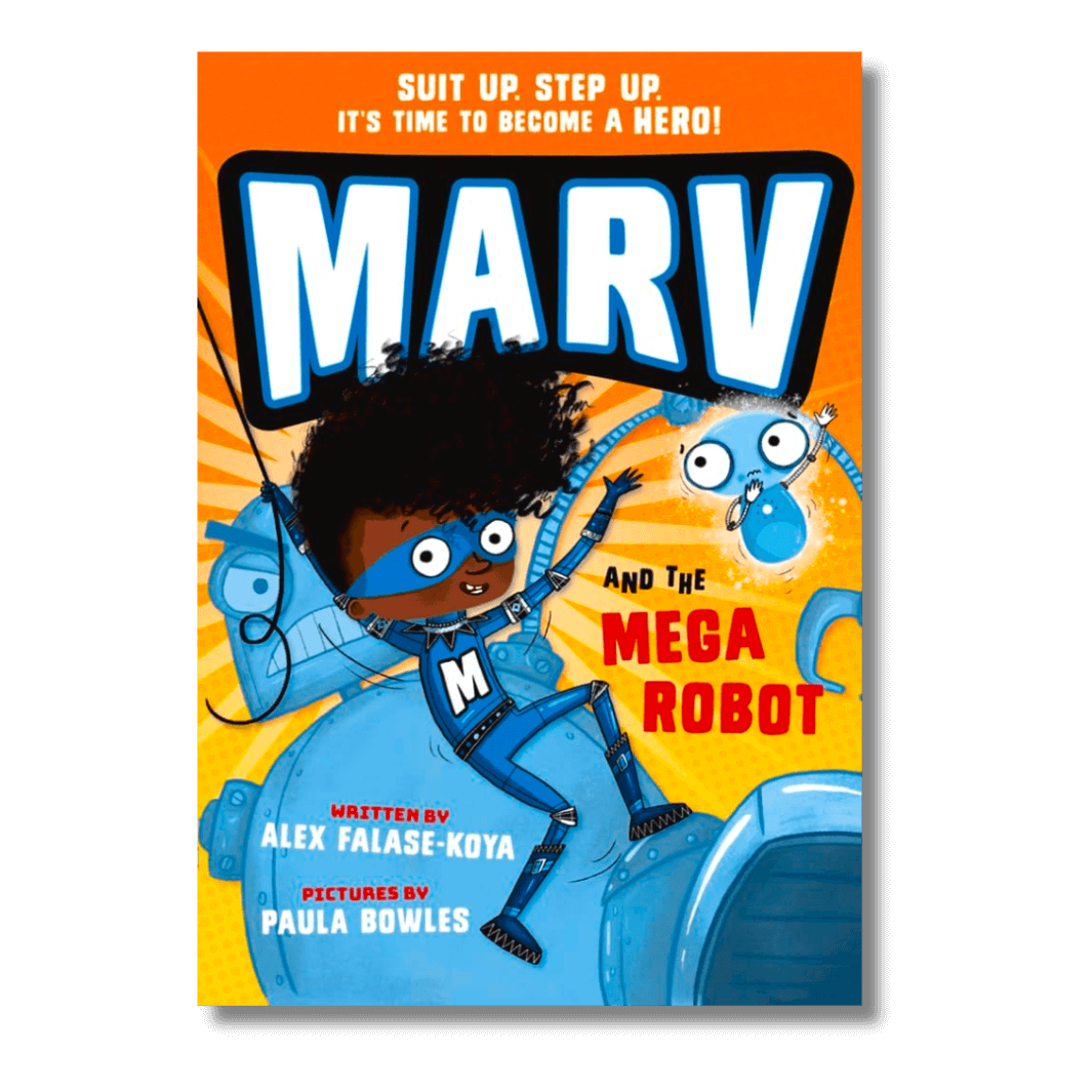 Cover of Marv and the Mega Robot by Alex Falase-Koya