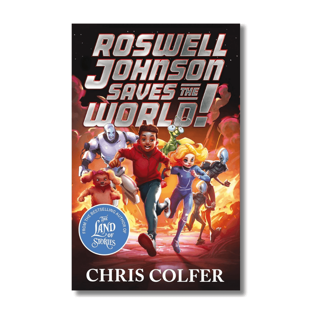 Cover of Roswell Johnson Saves the World! by Chris Colfer
