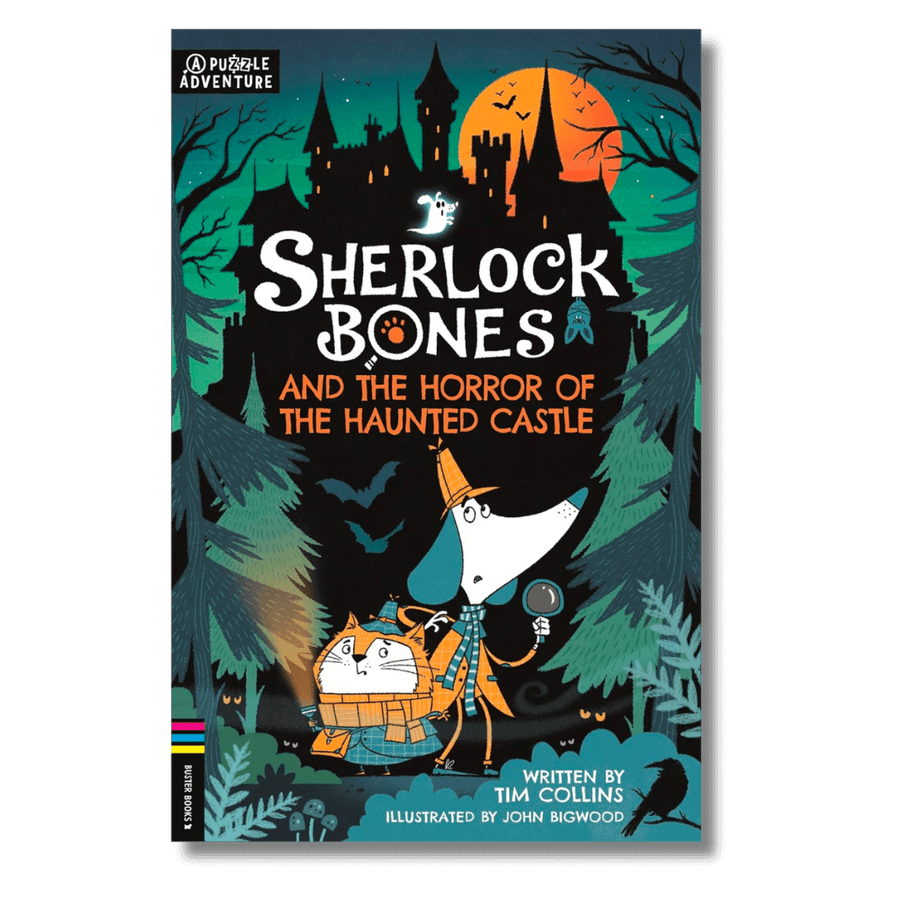 Cover of Sherlock Bones and the Horror of the Haunted Castle by Tim Collins