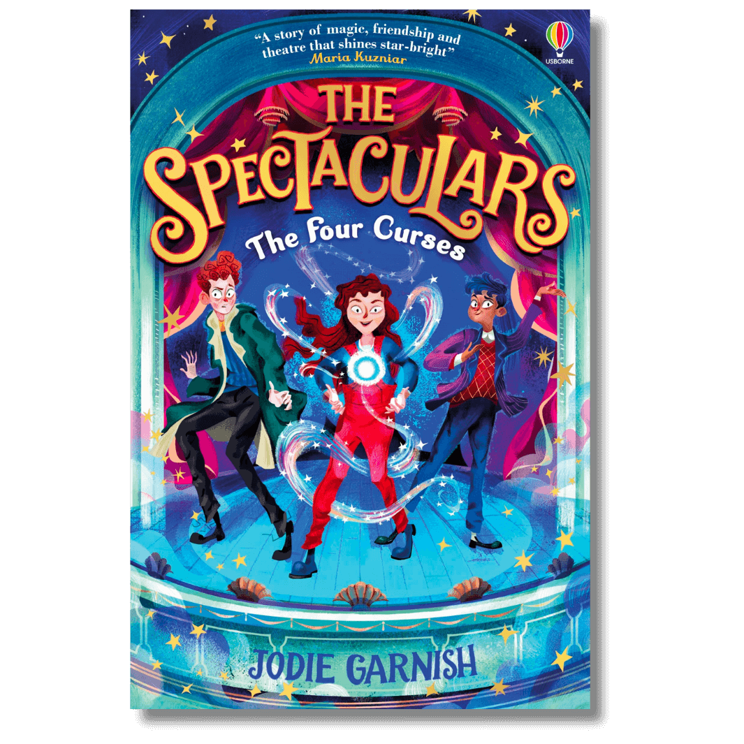 Cover of The Spectaculars The Four Curses by Jodie Garnish