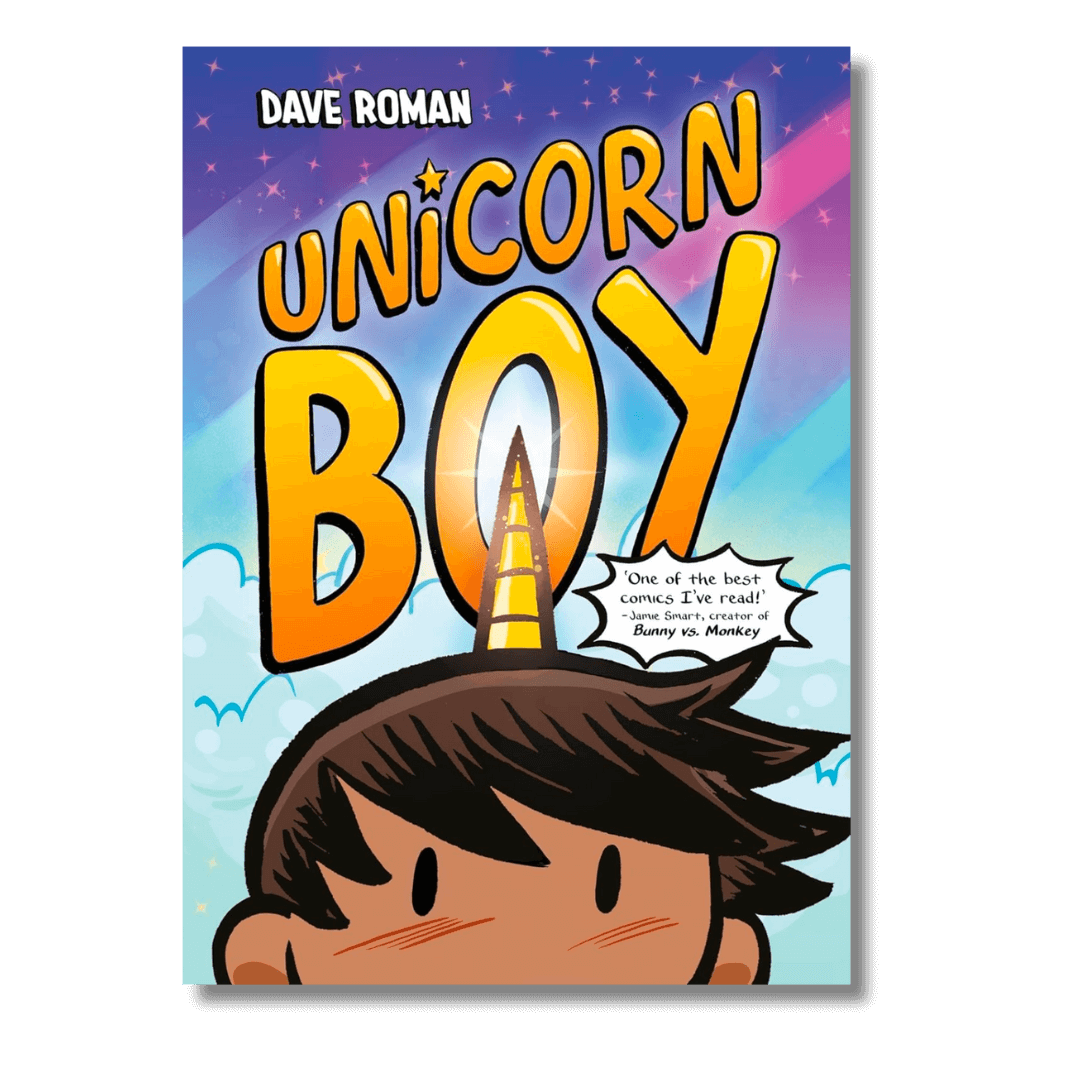 Cover of Unicorn Boy by Dave Roman