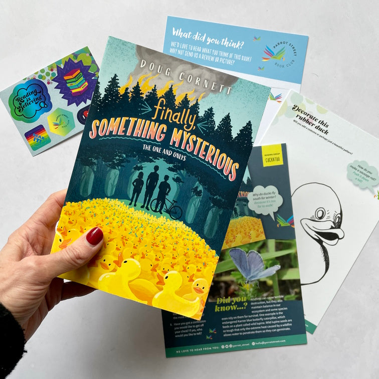 Finally, Something Mysterious chapter book and activity pack