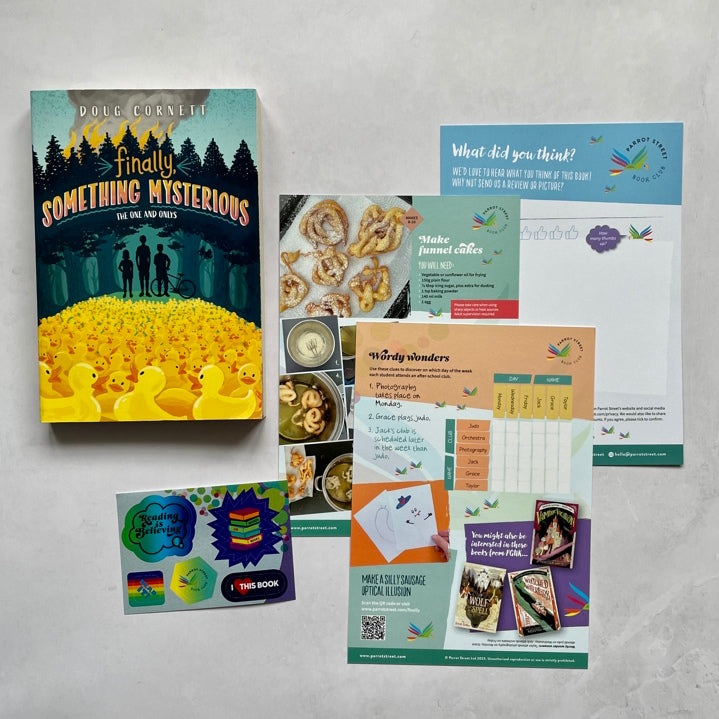 Finally, Something Mysterious chapter book and activity pack