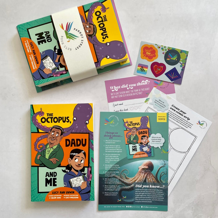 The Octopus, Dadu and Me chapter book and activity pack