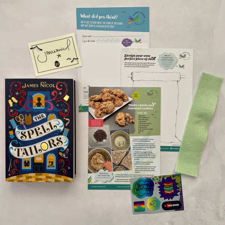 The Spell Tailors book and activity pack