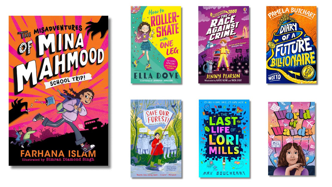 8 books for fans of Lottie Brooks. Book covers.