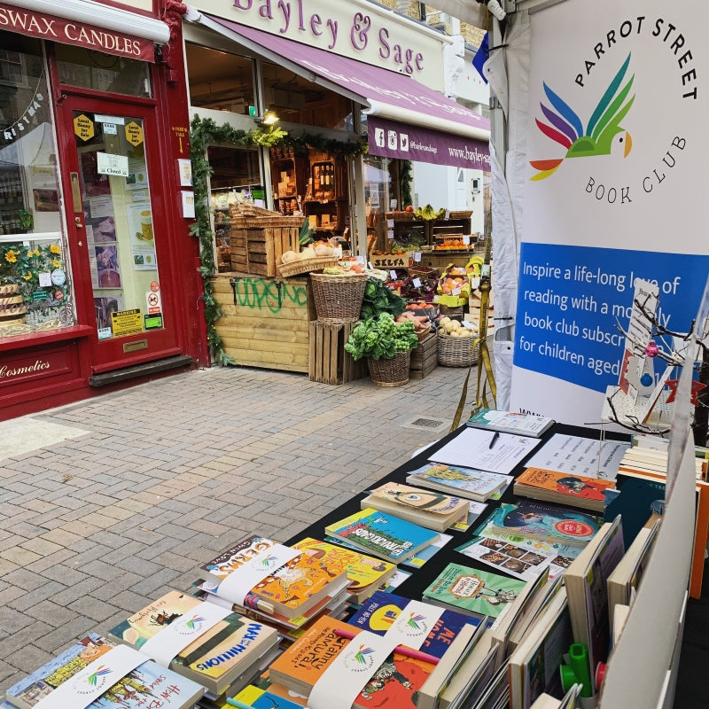 Parrot Street stall at Northcote Road Christmas Market