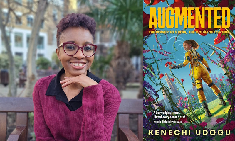 Augmented by Kenechi Udogu. Book cover and author photo.