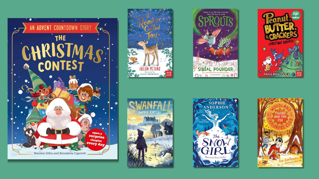 Best new Christmas books for kids in 2025. Book covers.