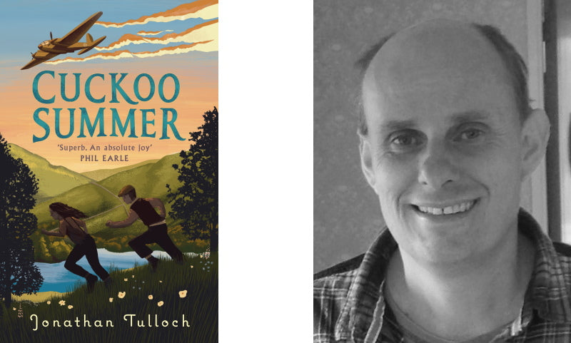 Cuckoo Summer by Jonathan Tulloch. Book cover and author photo.