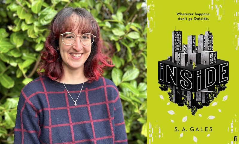 iNSiDE by S.A. Gales. Book cover and author photos.