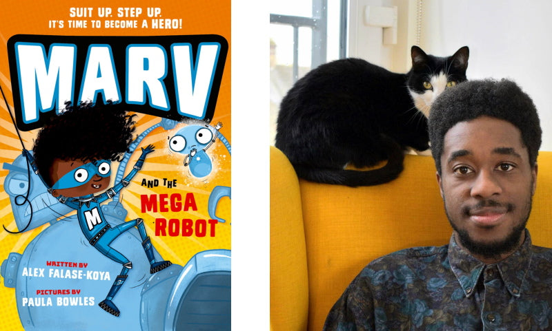 Alex Falase-Koya on Marv and the Mega Robot and illustrated chapter books for kids