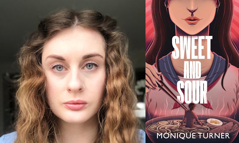 Sweet and Sour by Monique Turner. Book cover and author photo.