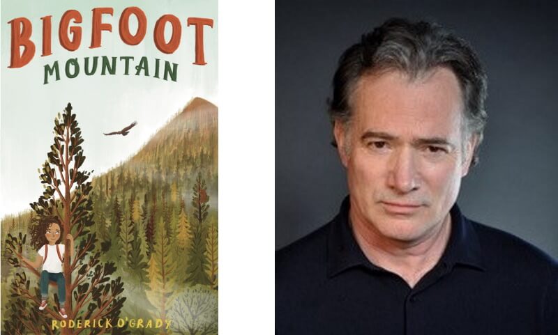 Bigfoot Mountain by Roderick O'Grady. Book cover and author photograph.