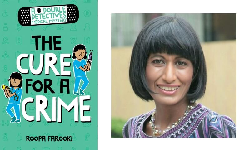 Roopa Farooki, author of The Cure for a Crime and the book cover