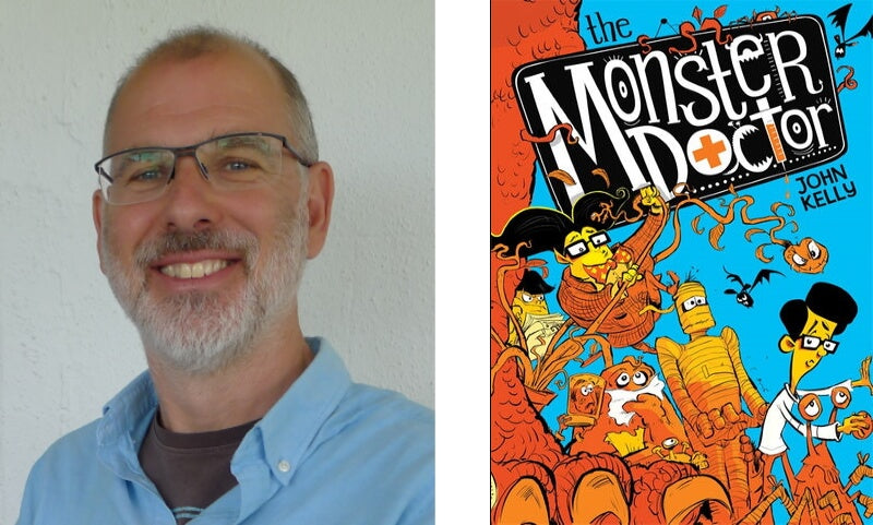 John Kelly, author and illustrator of The Monster Doctor