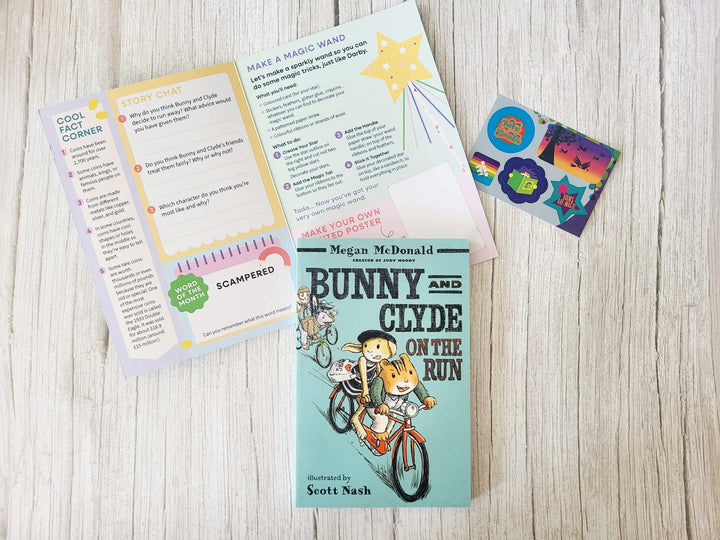 Bunny And Clyde on the run chapter book and activity pack
