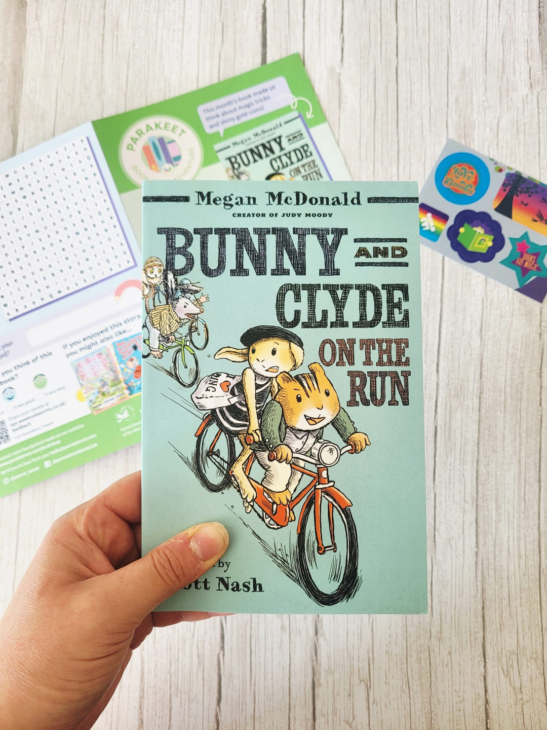 Bunny And Clyde on the run chapter book and activity pack