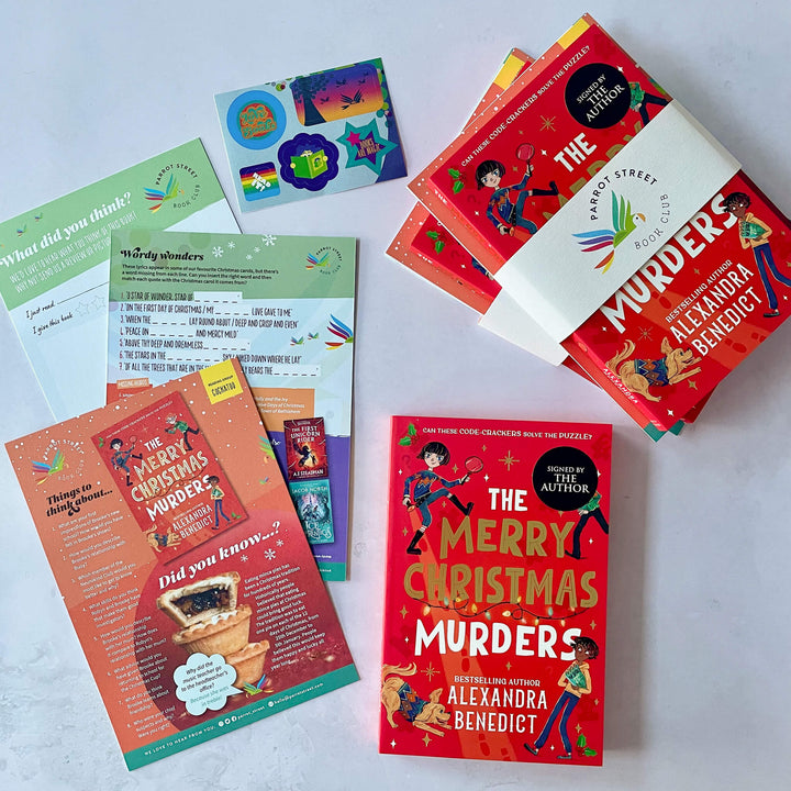 The Merry Christmas Murders by Alexandra Benedict with accompanying activity pack