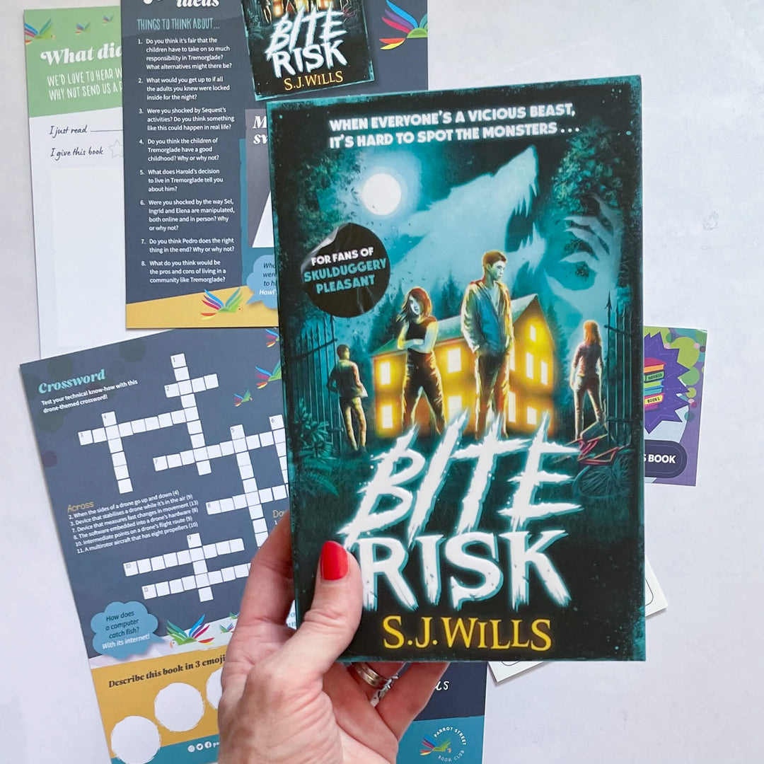 Bite Risk book & activities | Parrot Street Book Club