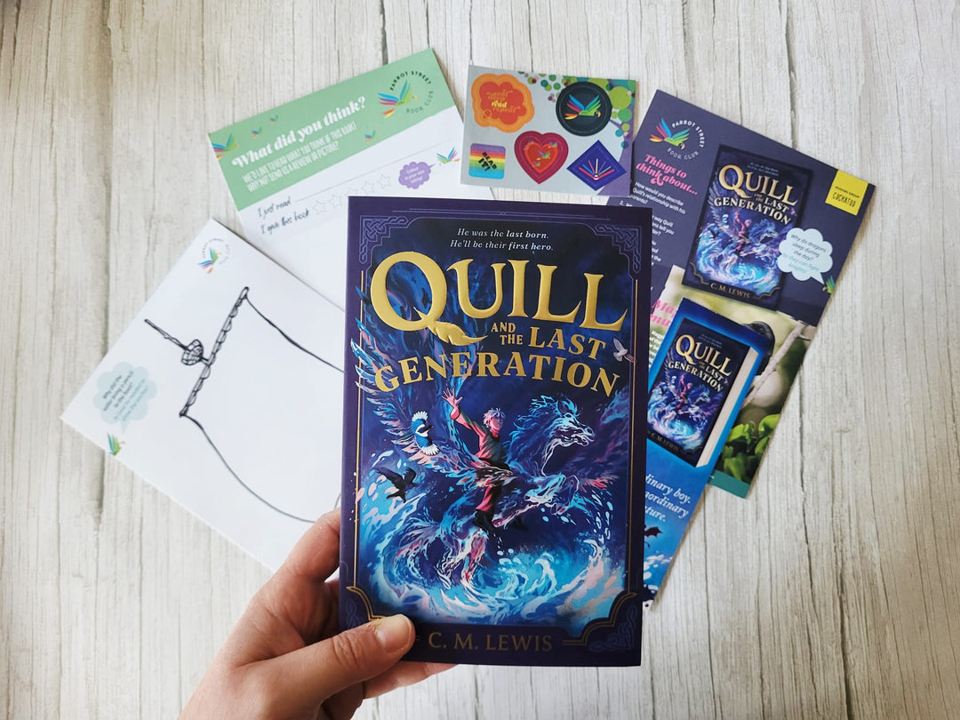 Quill and the Last Generation chapter book and activity pack