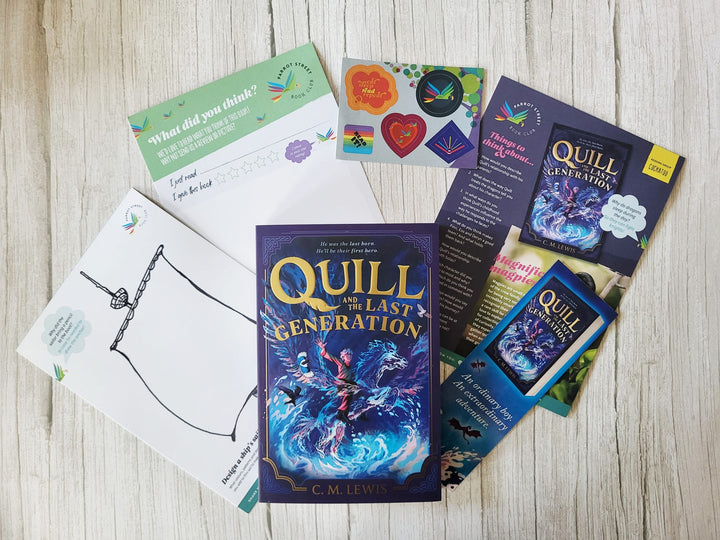 Quill and the Last Generation chapter book and activity pack