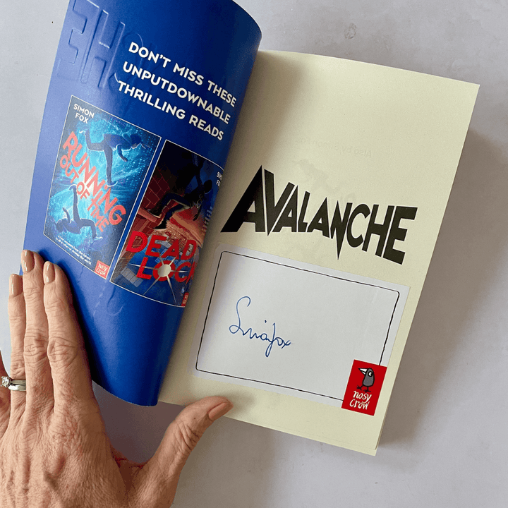 Avalanche with Simon Fox signed by the author