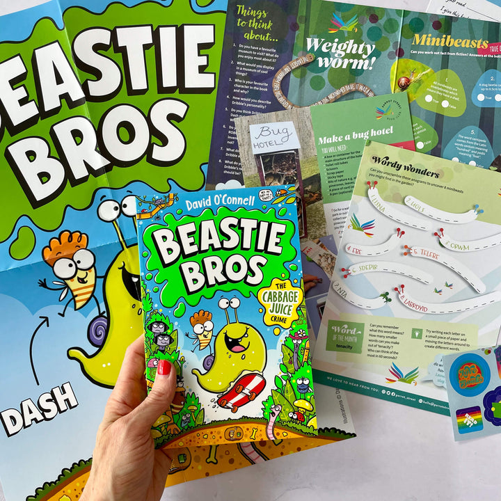 Beastie Bros: The Cabbage Juice Crime chapter book and activity pack