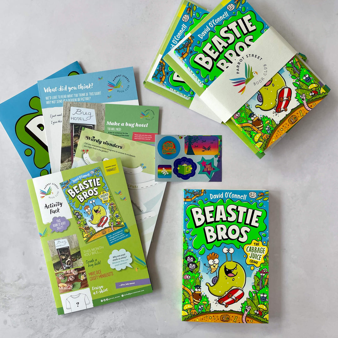 Beastie Bros: The Cabbage Juice Crime chapter book and activity pack