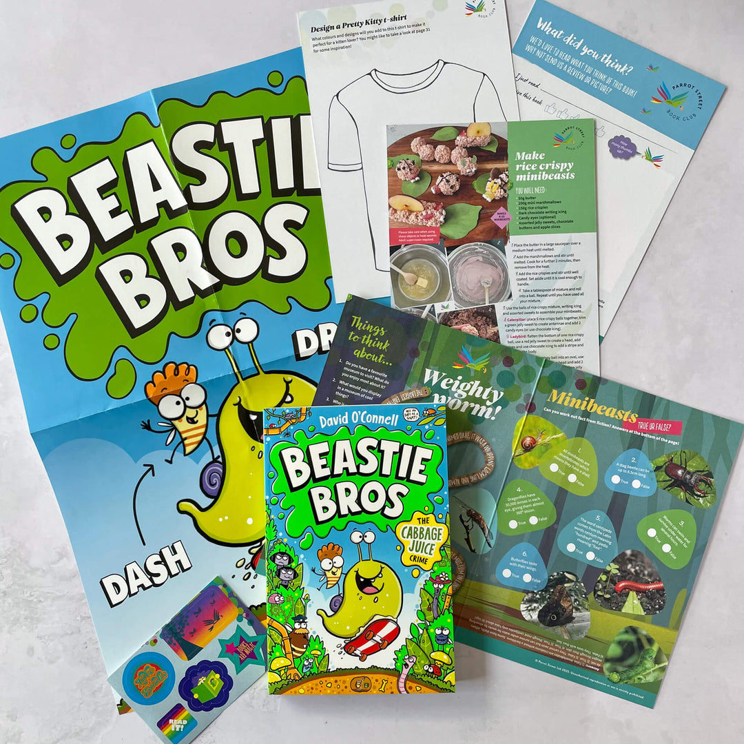 Beastie Bros: The Cabbage Juice Crime chapter book and activity pack