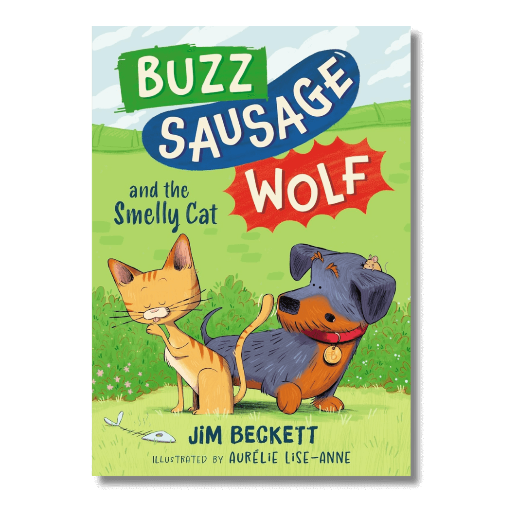 Cover of Buzz Sausage Wolf and the Smelly Cat by Jim Beckett