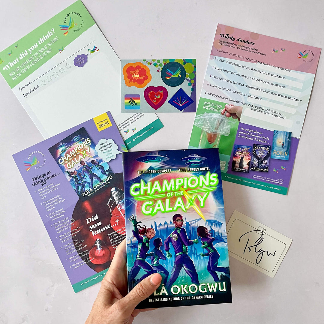 Champions of the Galaxy chapter book and activity pack