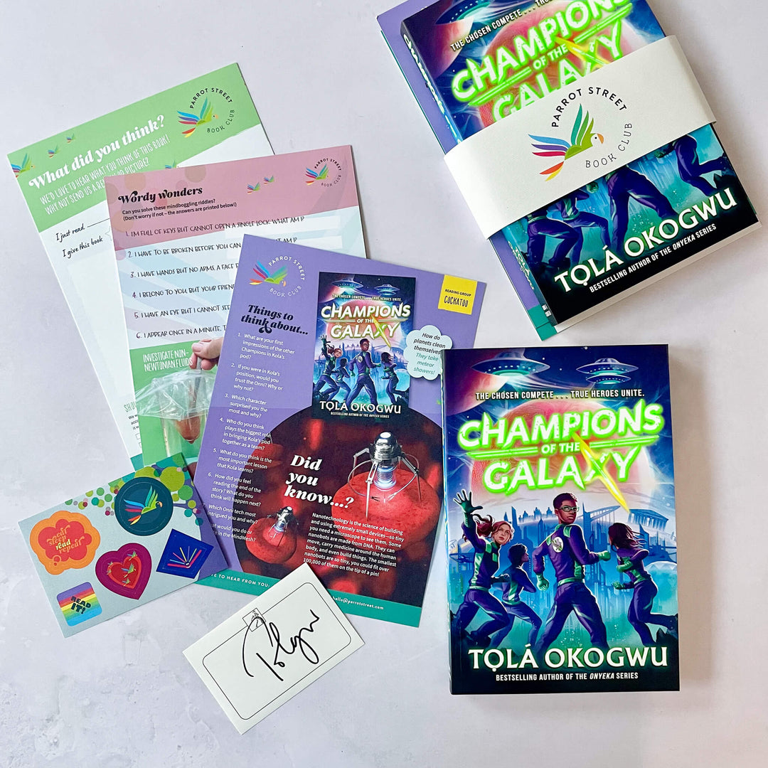 Champions of the Galaxy chapter book and activity pack