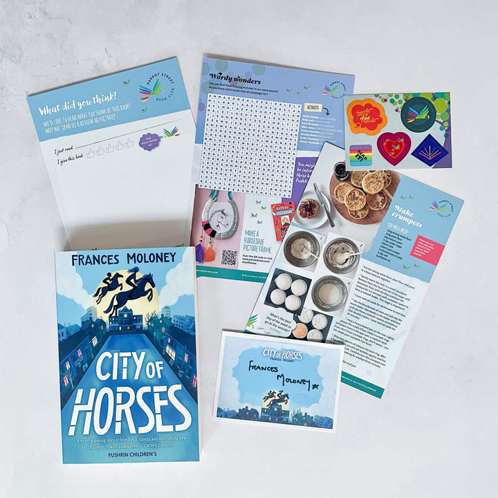 City of Horses chapter book and activity pack