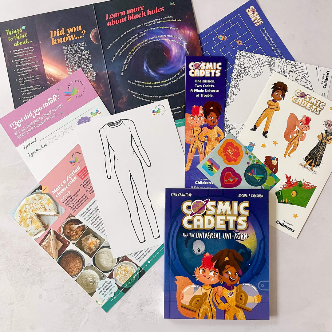 Cosmic Cadets and the Universal Uni-korn chapter book and activity pack