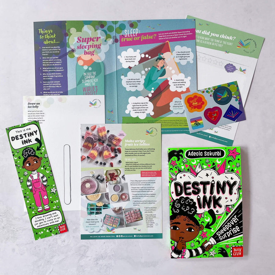 Destiny Ink: Sleepover Surprise book and activity pack | Parrot Street ...