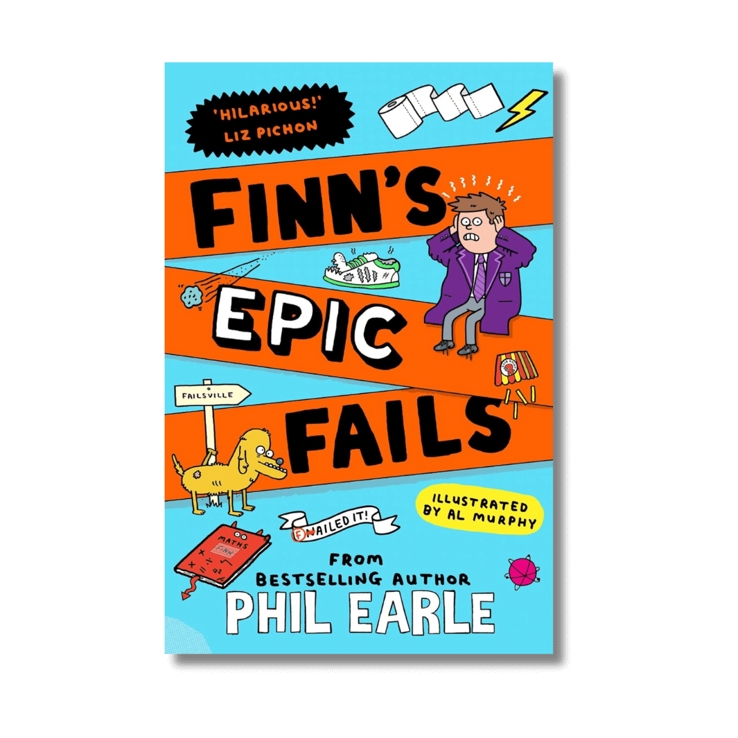 Cover of Finn's Epic Fails by Phil Earle