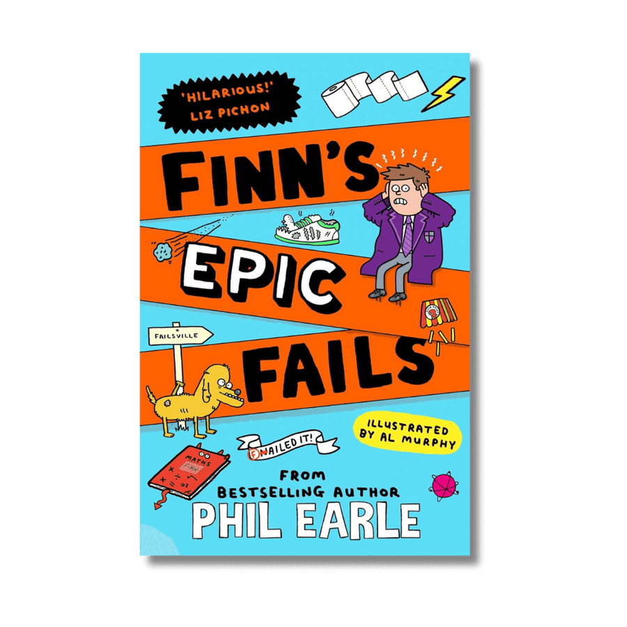 Cover of Finn's Epic Fails by Phil Earle