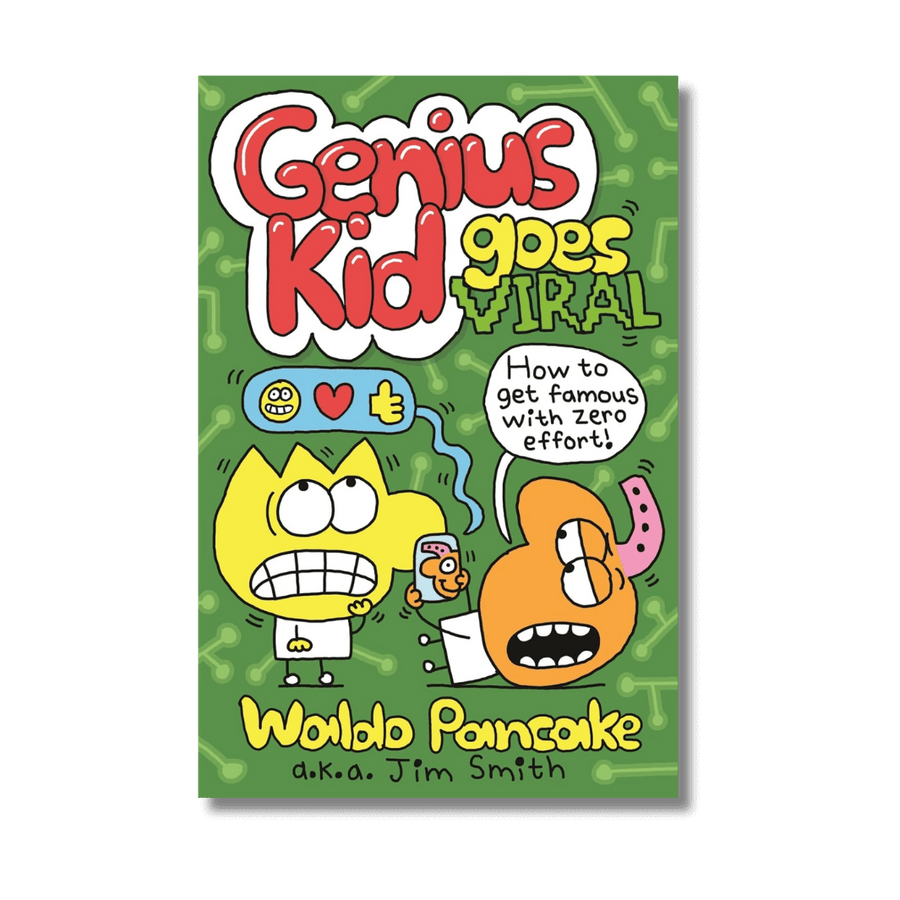 Cover of Genius Kid Goes Viral by Jim Smith
