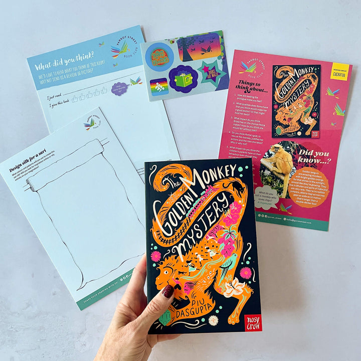 The Golden Monkey Mystery chapter book and activity pack