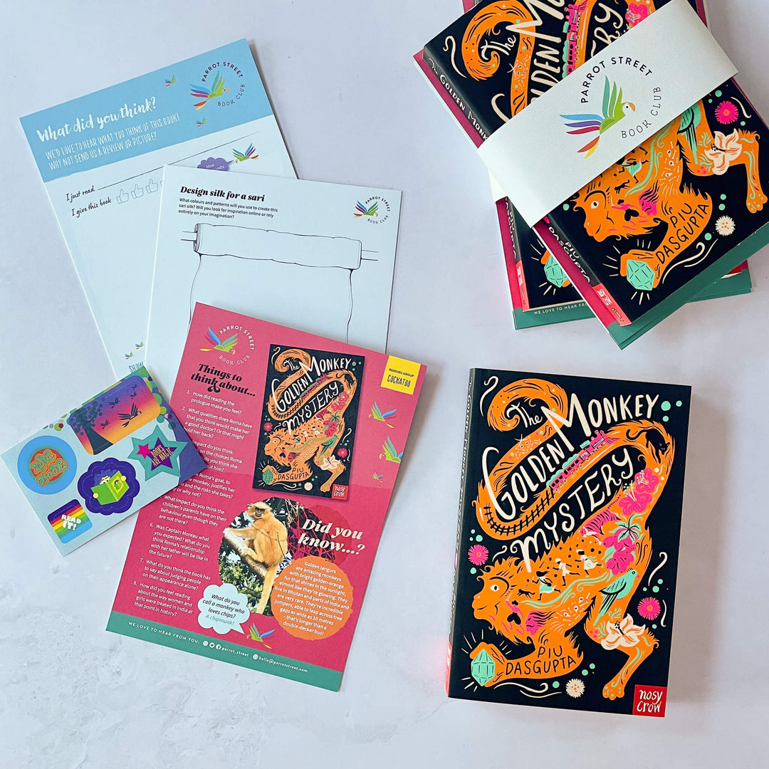 The Golden Monkey Mystery chapter book and activity pack