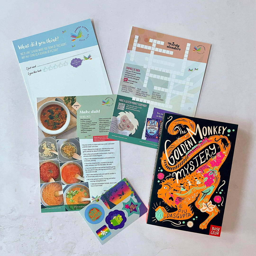 The Golden Monkey Mystery chapter book and activity pack