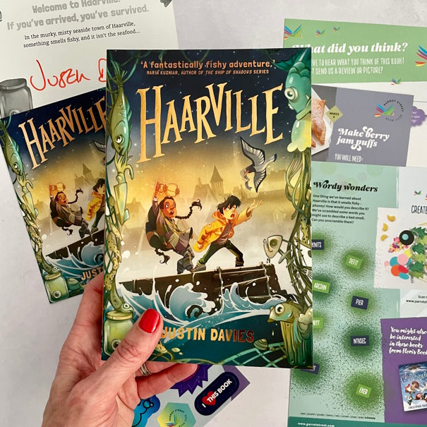 Haarville chapter book and activity pack